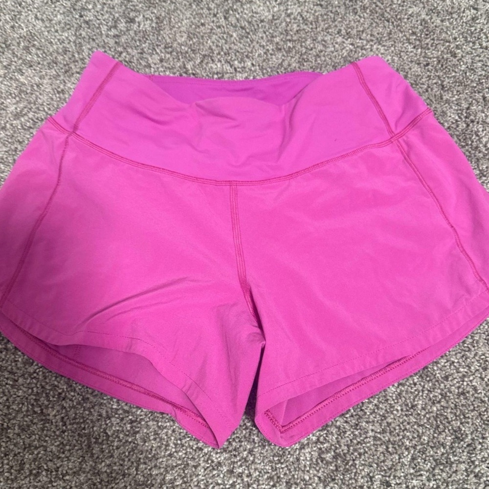 Sonic Pink lululemon athletics shorts size 2 4”
